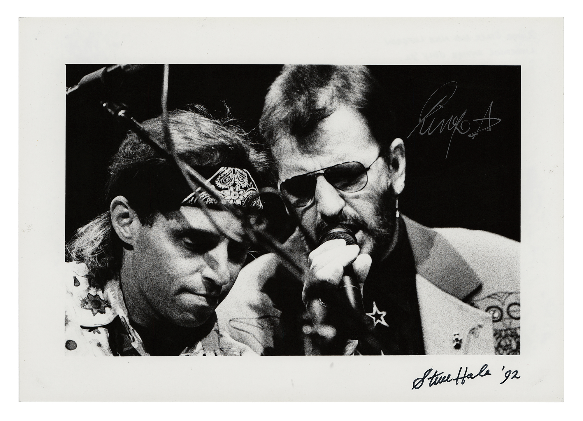 Lot #600 Beatles: Ringo Starr Signed Photograph