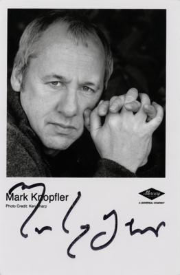 Lot #625 Mark Knopfler Signed Photograph