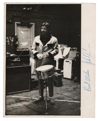 Lot #534 Led Zeppelin: John Bonham Signed Photograph