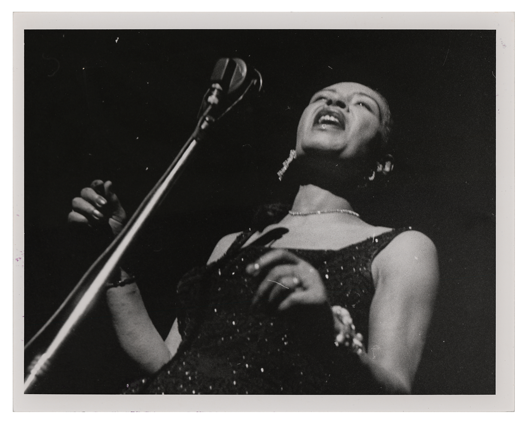 Lot #579 Billie Holiday Original Photograph by Roy Schatt