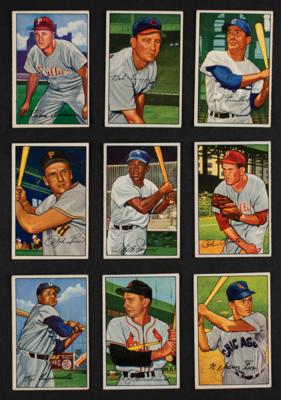 Lot #938 1952 Bowman Baseball Lot of (39) with Kiner, Ashburn, Campanella
