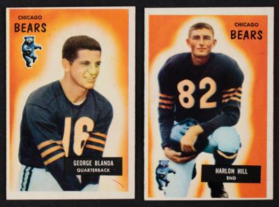 Lot #1041 1951 and 1955 Bowman Football Lot of (51) with Blanda, Groza, and Tittle - Image 2