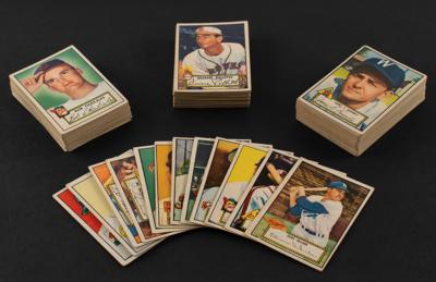 Lot #940 1952 Topps Baseball Lot of (113) with Feller, Snider, Hodges, and Minoso - Image 2