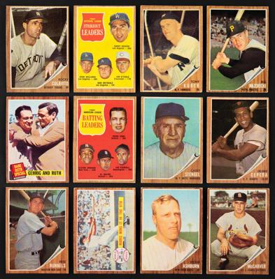 Lot #944 1962 Topps Baseball Massive Hoard (3250+) with Stars and HOFers - Image 1