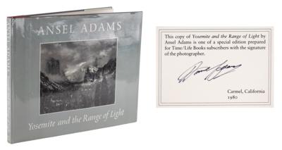 Lot #396 Ansel Adams Signed Book