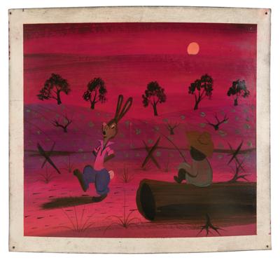 Lot #419 Mary Blair concept storyboard painting from Song of the South