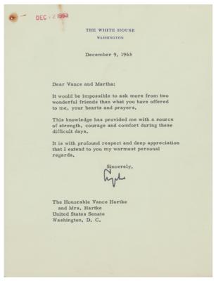 Lot #7103 Lyndon B. Johnson Typed Letter Signed as President - Image 1