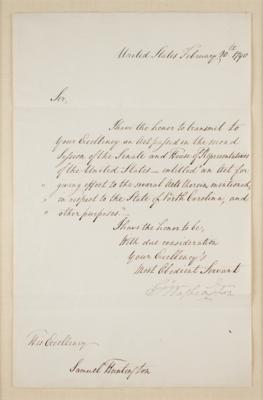 Lot #7001 George Washington Letter Signed as President - Image 2
