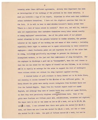 Lot #7056 Theodore Roosevelt Typed Letter Signed - Image 5