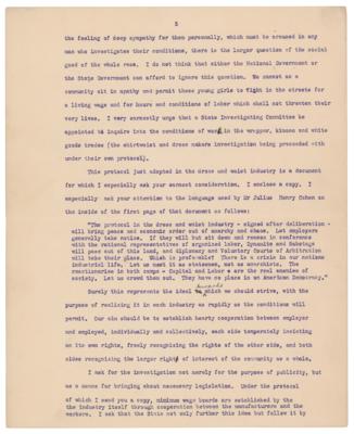 Lot #7056 Theodore Roosevelt Typed Letter Signed - Image 7