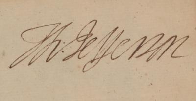 Lot #7006 Thomas Jefferson Autograph Letter Signed - Image 2