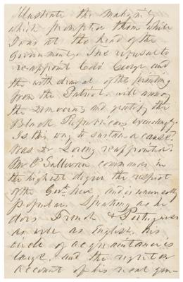 Lot #7029 Franklin Pierce Autograph Letter Signed - Image 10