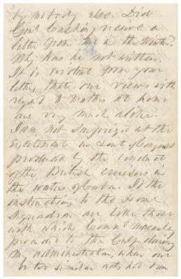 Lot #7029 Franklin Pierce Autograph Letter Signed - Image 4