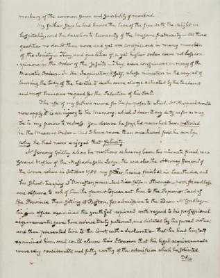 Lot #7012 John Quincy Adams Autograph Letter Signed - Image 5