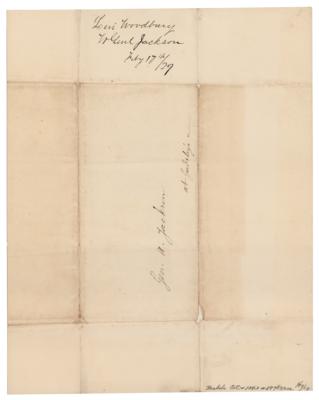 Lot #7018 Andrew Jackson: Levi Woodbury Autograph Letter Signed - Image 2