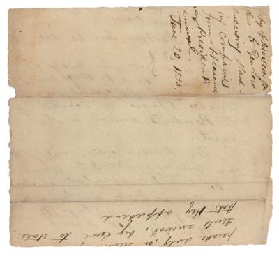 Lot #7019 Andrew Jackson: Parade Order Document - Image 2