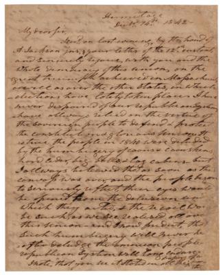 Lot #7013 Andrew Jackson Autograph Letter Signed - Image 1