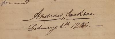 Lot #7014 Andrew Jackson Autograph Letter Signed - Image 6