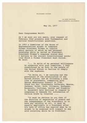 Lot #7105 Richard Nixon Autograph Letter and (2) Typed Letters - Image 4