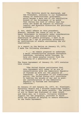 Lot #7105 Richard Nixon Autograph Letter and (2) Typed Letters - Image 5