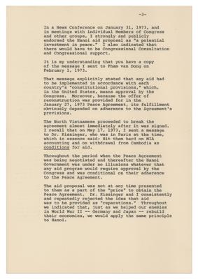 Lot #7105 Richard Nixon Autograph Letter and (2) Typed Letters - Image 6