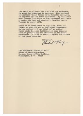 Lot #7105 Richard Nixon Autograph Letter and (2) Typed Letters - Image 7