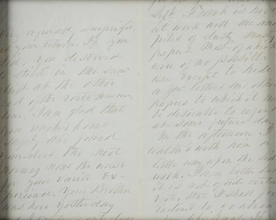 Lot #7028 Franklin Pierce Autograph Letter Signed - Image 3