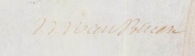 Lot #7021 Martin Van Buren Document Signed as President - Image 3