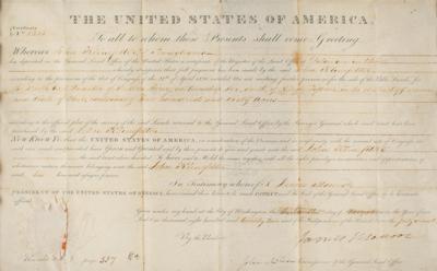 Lot #7011 James Monroe Document Signed as President - Image 2