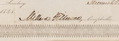 Lot #7027 Millard Fillmore Document Signed - Image 2