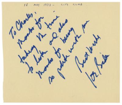 Lot #7127 Joe Biden Signature