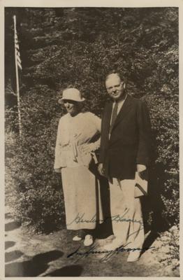 Lot #7079 Herbert and Lou Henry Hoover Signed Photograph