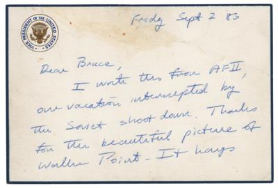 Lot #7117 George Bush Autograph Letter Signed as Vice President - Image 1