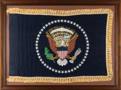 Lot #7109 Richard Nixon Official White House Flag - Image 1