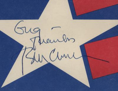 Lot #7121 Bill Clinton Signed Campaign Sign - Image 2