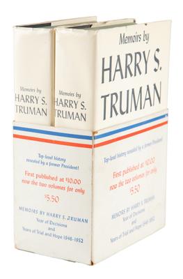 Lot #7055 Harry S. Truman (2) Signed Books