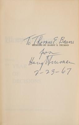 Lot #7055 Harry S. Truman (2) Signed Books - Image 2
