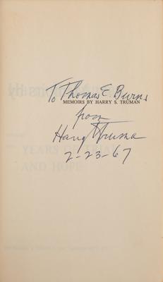 Lot #7055 Harry S. Truman (2) Signed Books - Image 3