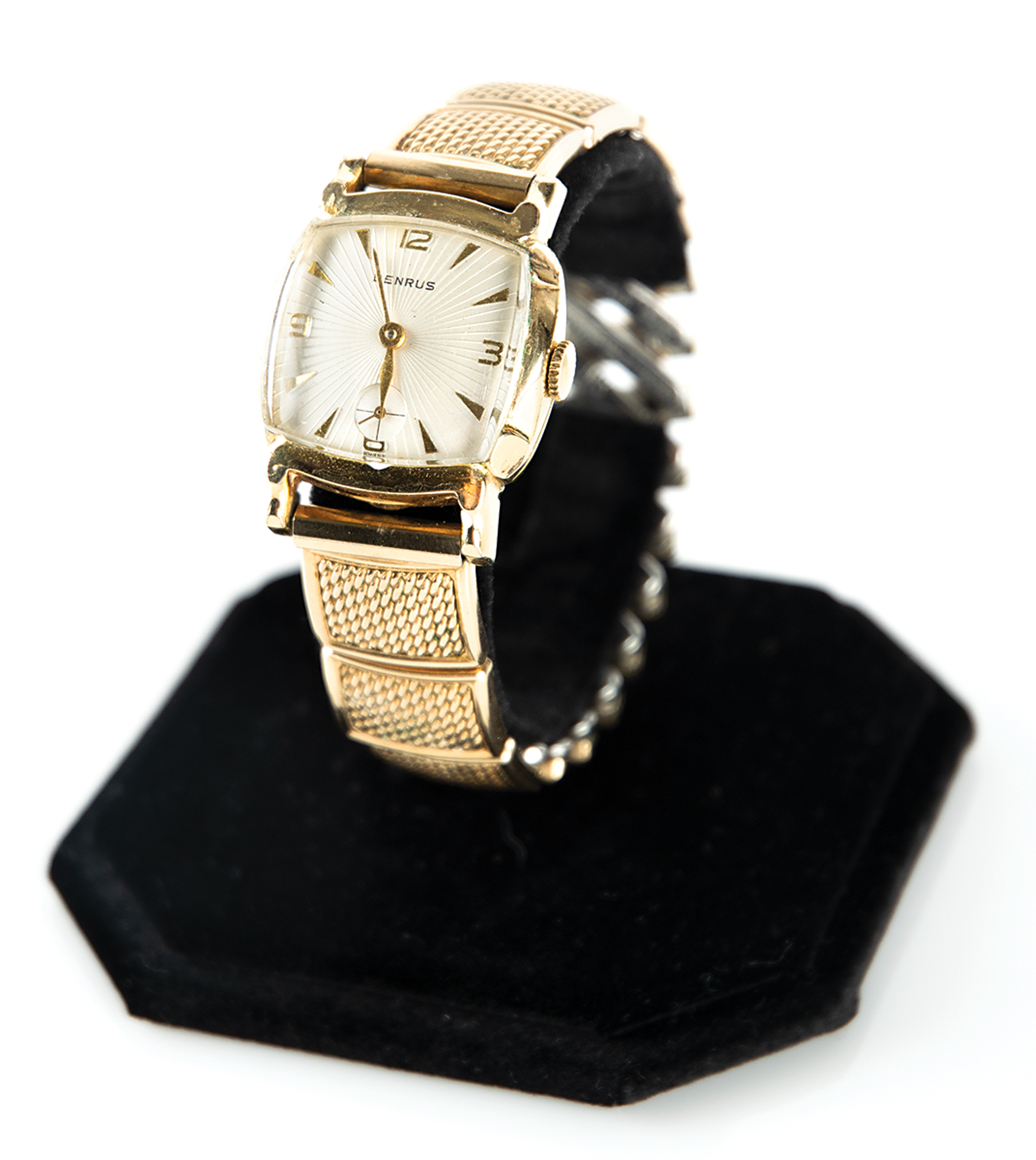 Lot #7093 John F. Kennedy Personally-Owned and -Gifted 10K Gold Benrus Watch