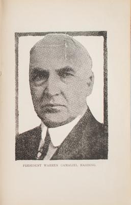 Lot #7069 Warren G. Harding: Sentinel Press First Edition by William Estabrook Chancellor - Image 2