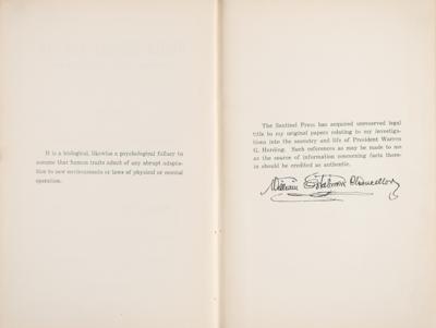 Lot #7069 Warren G. Harding: Sentinel Press First Edition by William Estabrook Chancellor - Image 4