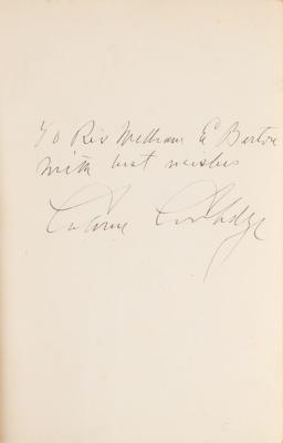 Lot #7073 Calvin Coolidge Signed Book - Image 2