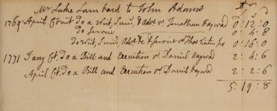 Lot #7004 John Adams Autograph Document Signed - Image 2