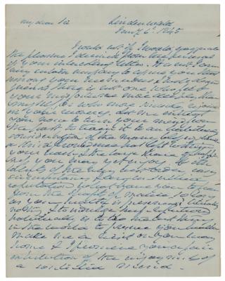 Lot #144 Martin Van Buren Autograph Letter Signed