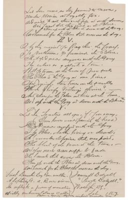 Lot #423 Civil War: Private Dalzell Autograph Manuscript Signed - Image 2