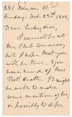 Lot #593 Julia Ward Howe Autograph Letter Signed - Image 2