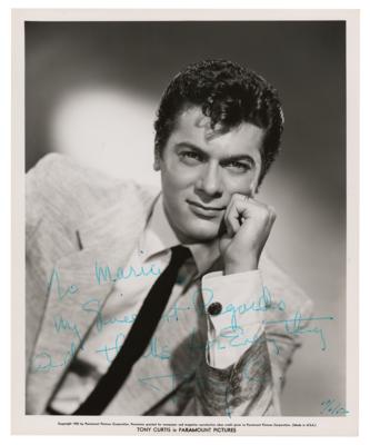 Lot #740 Tony Curtis Signed Photograph
