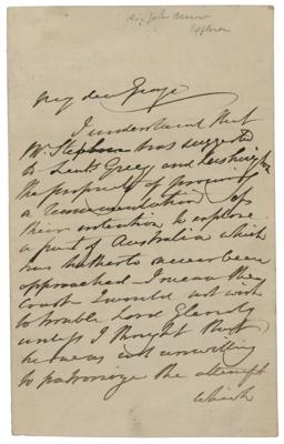 Lot #209 John Barrow Autograph Letter Signed - Image 1