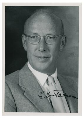 Lot #389 Edward L. Tatum Signed Photograph - Image 1