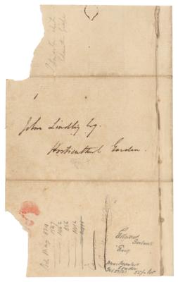 Lot #373 Edward Sabine Autograph Letter Signed - Image 3
